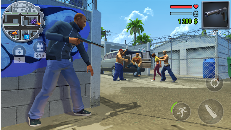 Gangs Town Story 0.24 Apk Mod (Dinheiro Infinito) 2