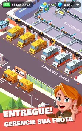 Idle Courier Tycoon – 3D Business Manager 1.31.9 Apk Mod (Dinheiro Infinito) 2
