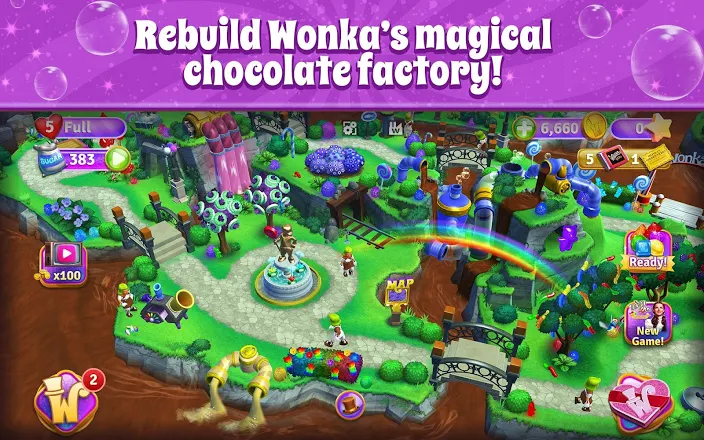 Wonka’s World of Candy – Match 3 1.48.2406 Apk Mod (Vidas Infinita) 2