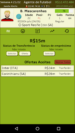 Agente de Futebol (Football Agent) 1.16.5 Apk Mod (Dinheiro Infinito) 1