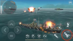 WARSHIP BATTLE:3D World War II 3.5.3 Apk Mod (Dinheiro Infinito) 2