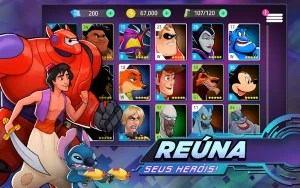 Disney Heroes: Battle Mode 4.3 Apk Mod (Skill Infinita) 1