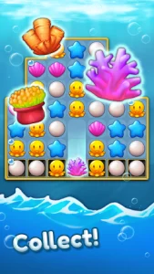 Ocean Friends Match 3 Puzzle 33 Apk Mod (Boosters Infinitos) 1