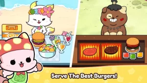 Burger Cats 0.6.8 Apk Mod (Dinheiro Infinito) 1