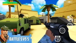 Block Gun 3D: FPS Shooter PvP 9.3 Apk Mod (Dinheiro Infinito) 1