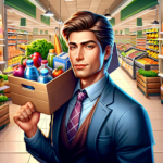 Supermarket Manager Simulator mod apk dinehiro infinito e energia infinita