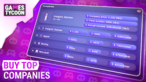 Games Tycoon Pro 1.0.4 Apk Mod (Menu) 1